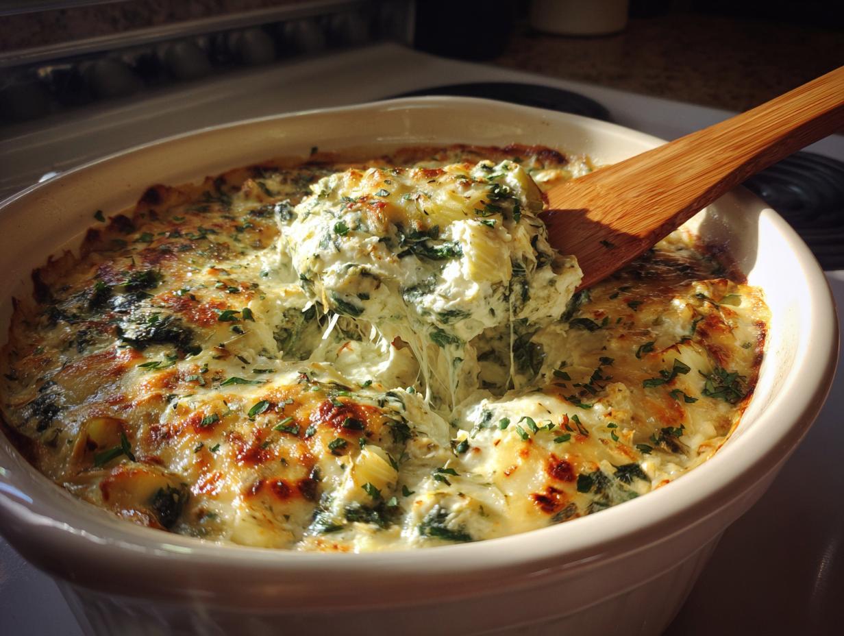 Slow Cooker Spinach Artichoke Dip