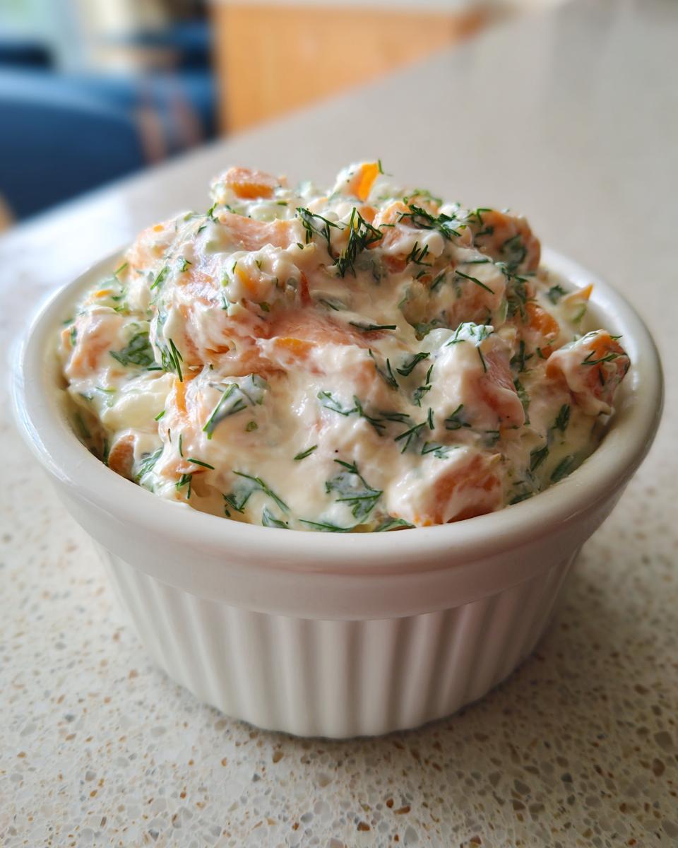 Smoked Salmon Bagel Dip - detail 2
