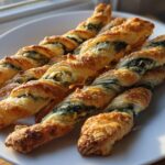 Spinach and Feta Puff Pastry Twists