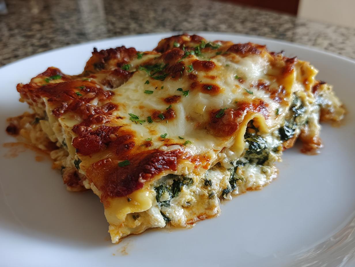 Spinach and Ricotta Lasagna