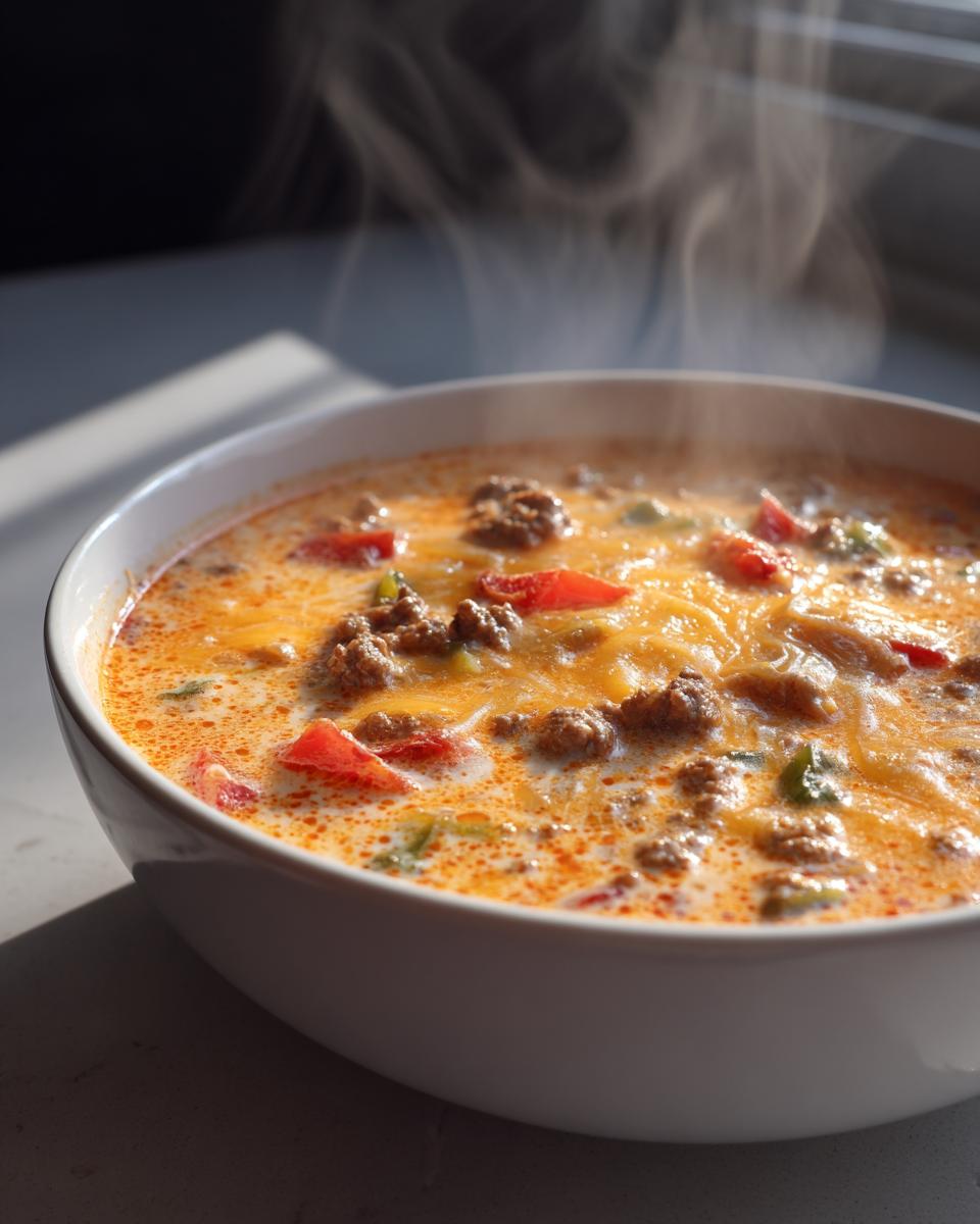 Tasty Queso Keto Taco Soup - detail 1