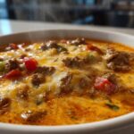 Tasty Queso Keto Taco Soup