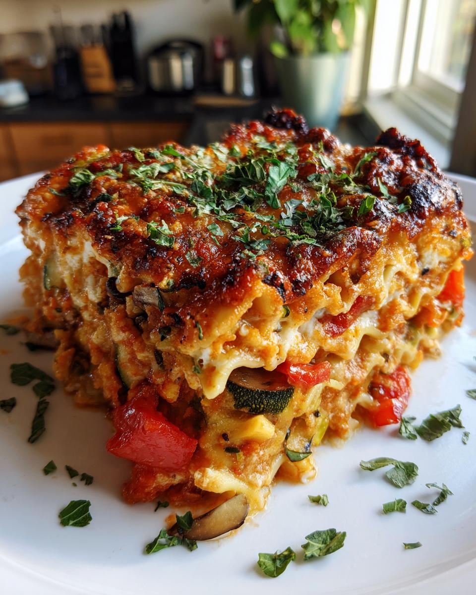 Vegetable Lasagna - detail 2