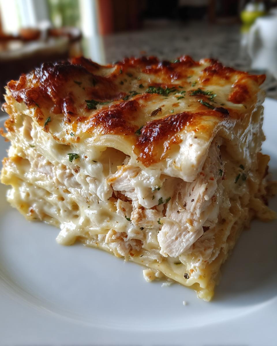 White Chicken Lasagna - detail 2