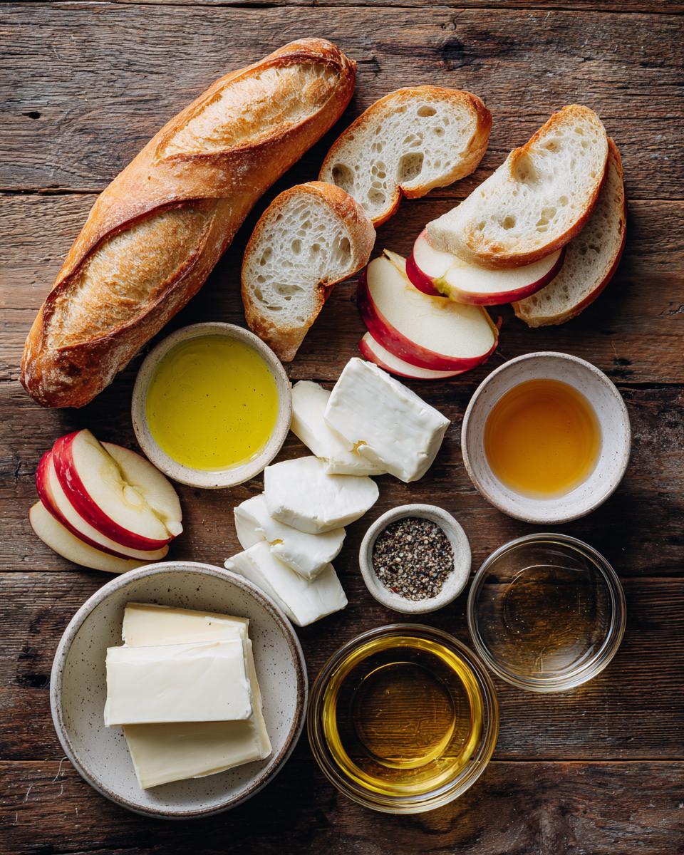 Apple and Brie Crostini - detail 1
