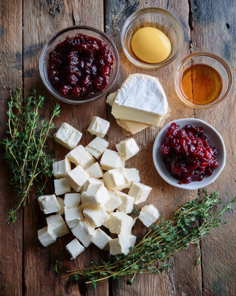 Baked Cranberry Brie Bites - detail 1