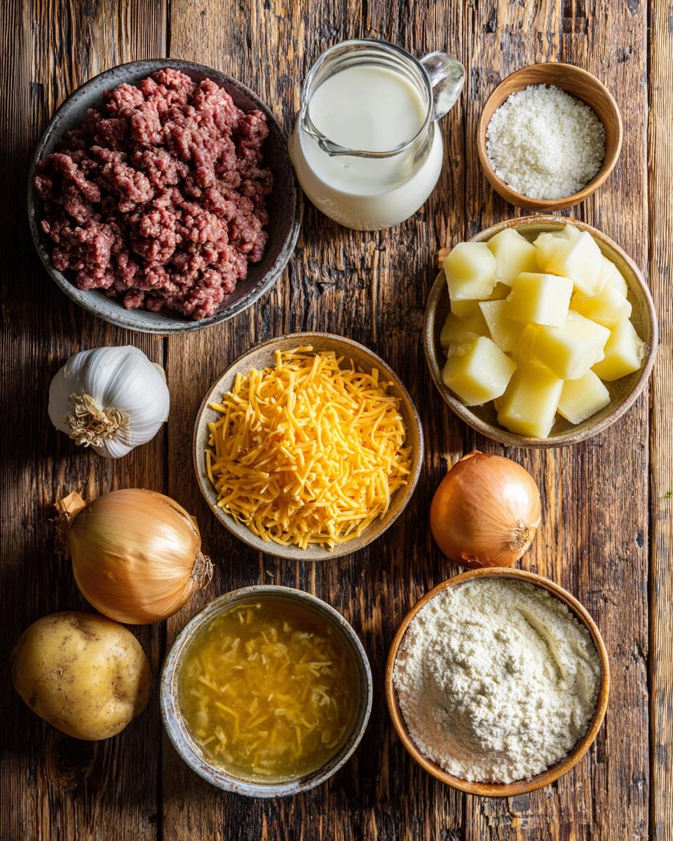 Crockpot Cheeseburger Soup - detail 1