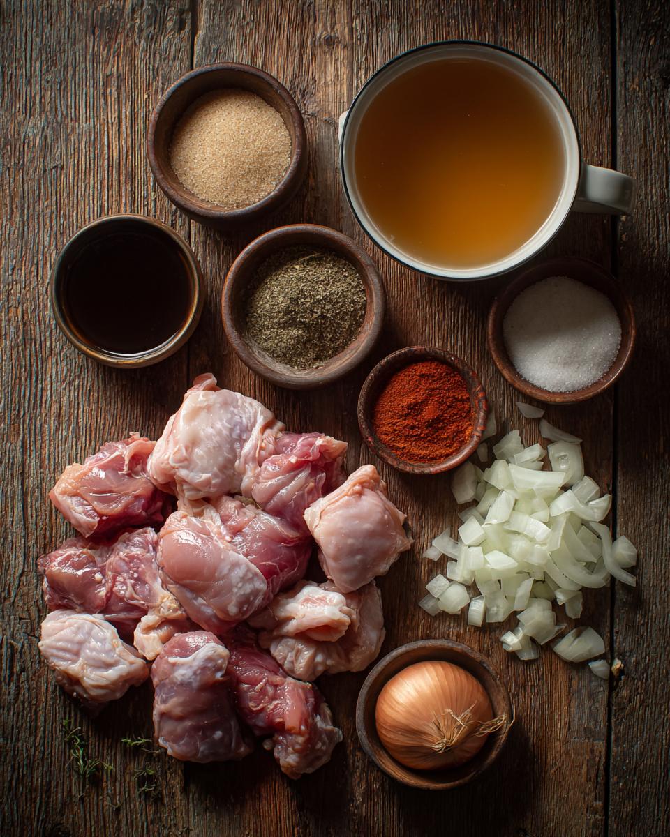 Delicious Jamaican Brown Stew Chicken - detail 1