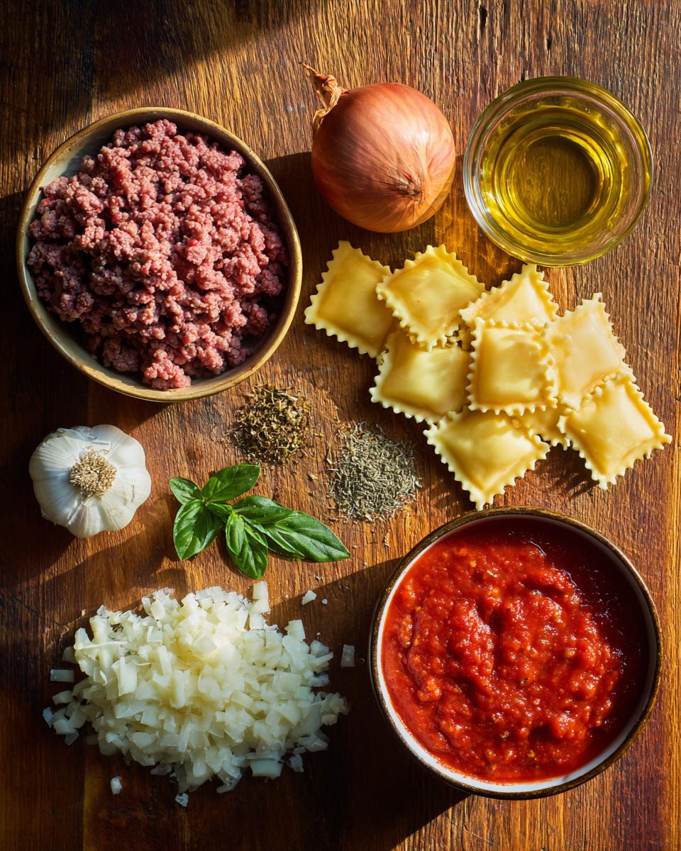 Easiest Lazy Lasagna With Cheese Ravioli - detail 1