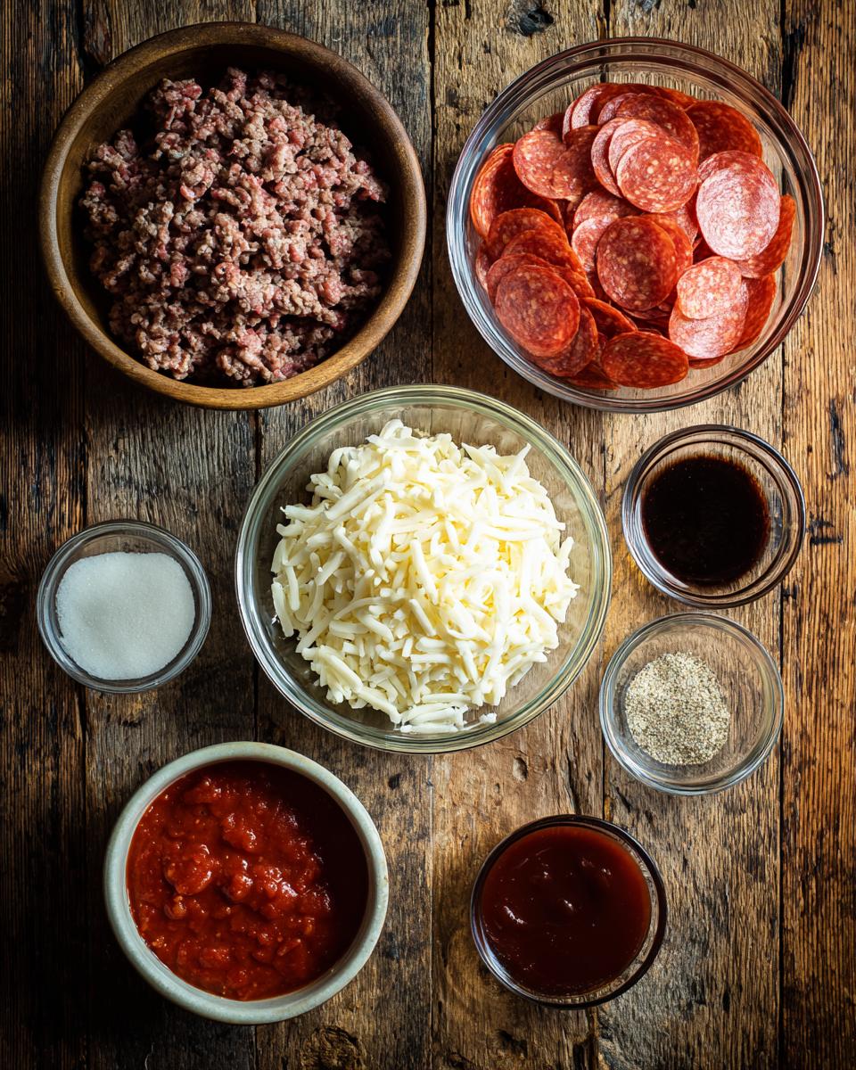 Easy Low Carb Pizza Casserole - detail 1