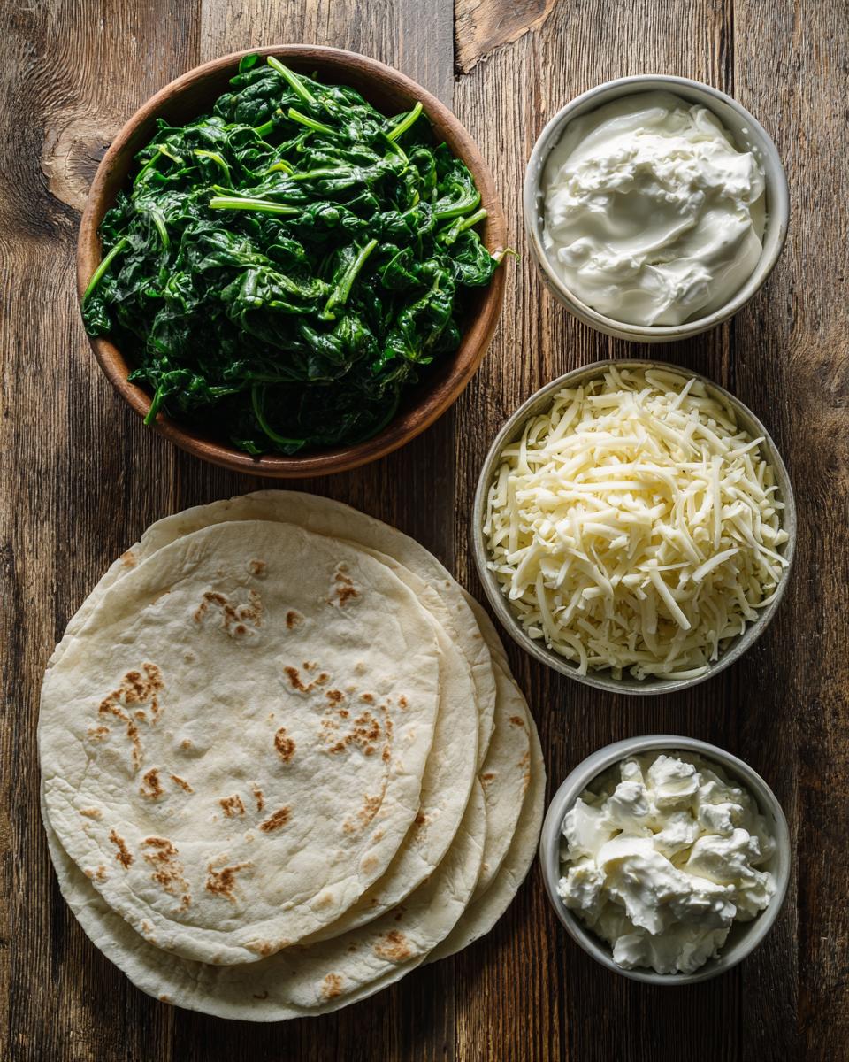 Easy Spinach Dip in Bite-Sized Pinwheels - detail 1
