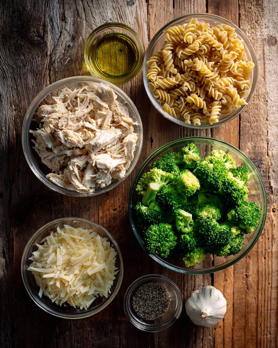 High Protein Rotisserie Chicken Broccoli Pasta - detail 1