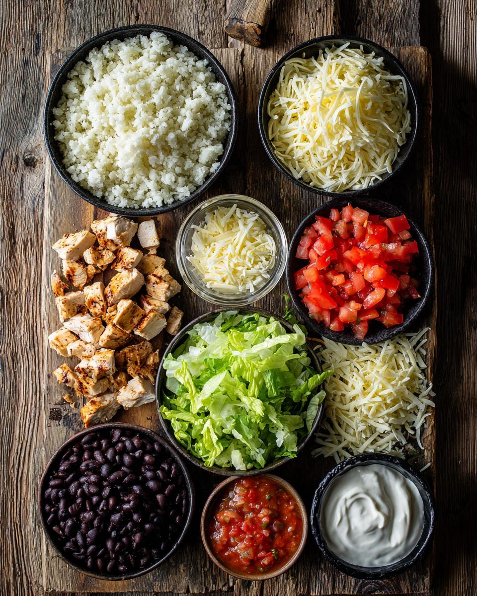 Protein Packed Low Carb Burrito Bowl - detail 1