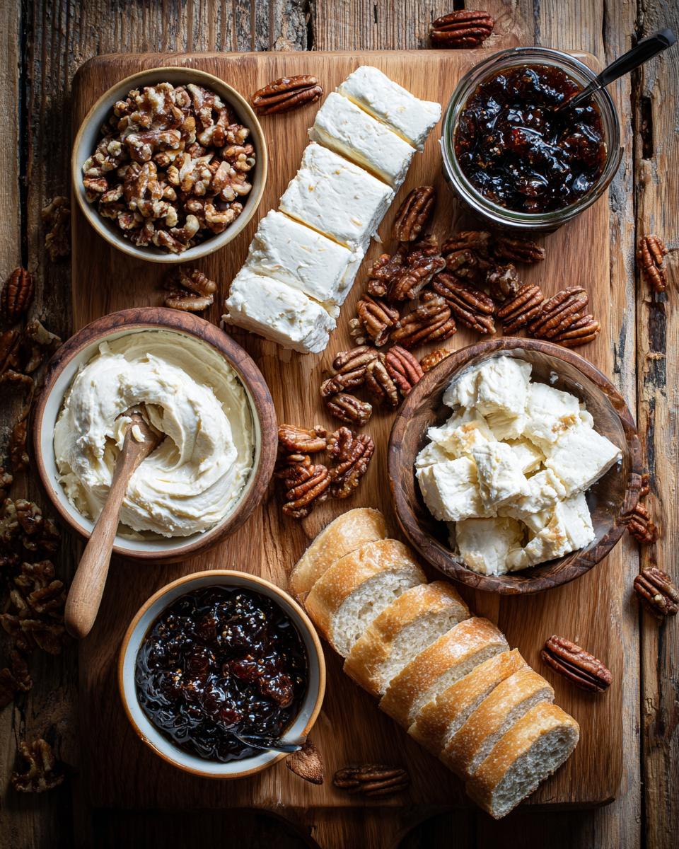 Quick Pepper Jelly Cream Cheese Appetizer Dip and Bites - detail 1