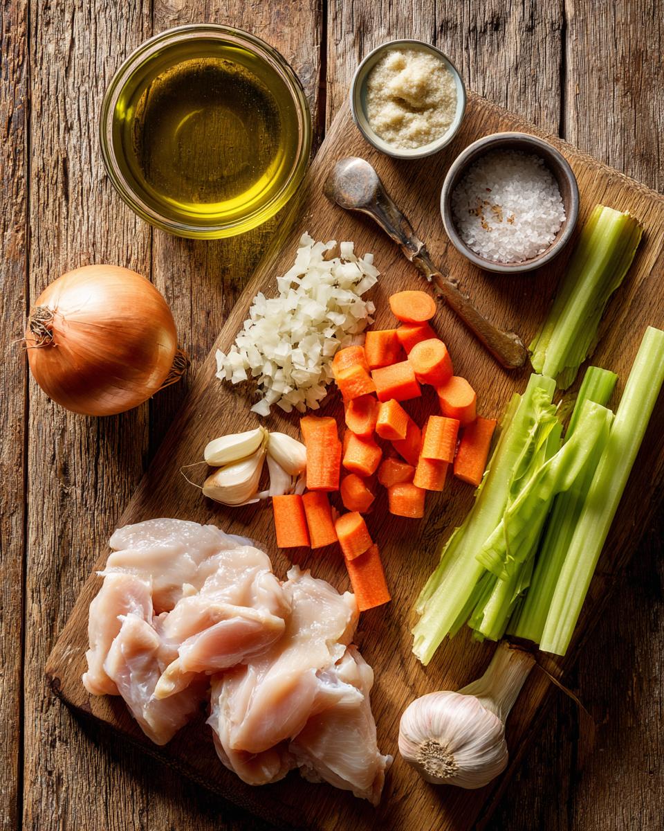 Simple Chicken and Rice Soup - detail 1