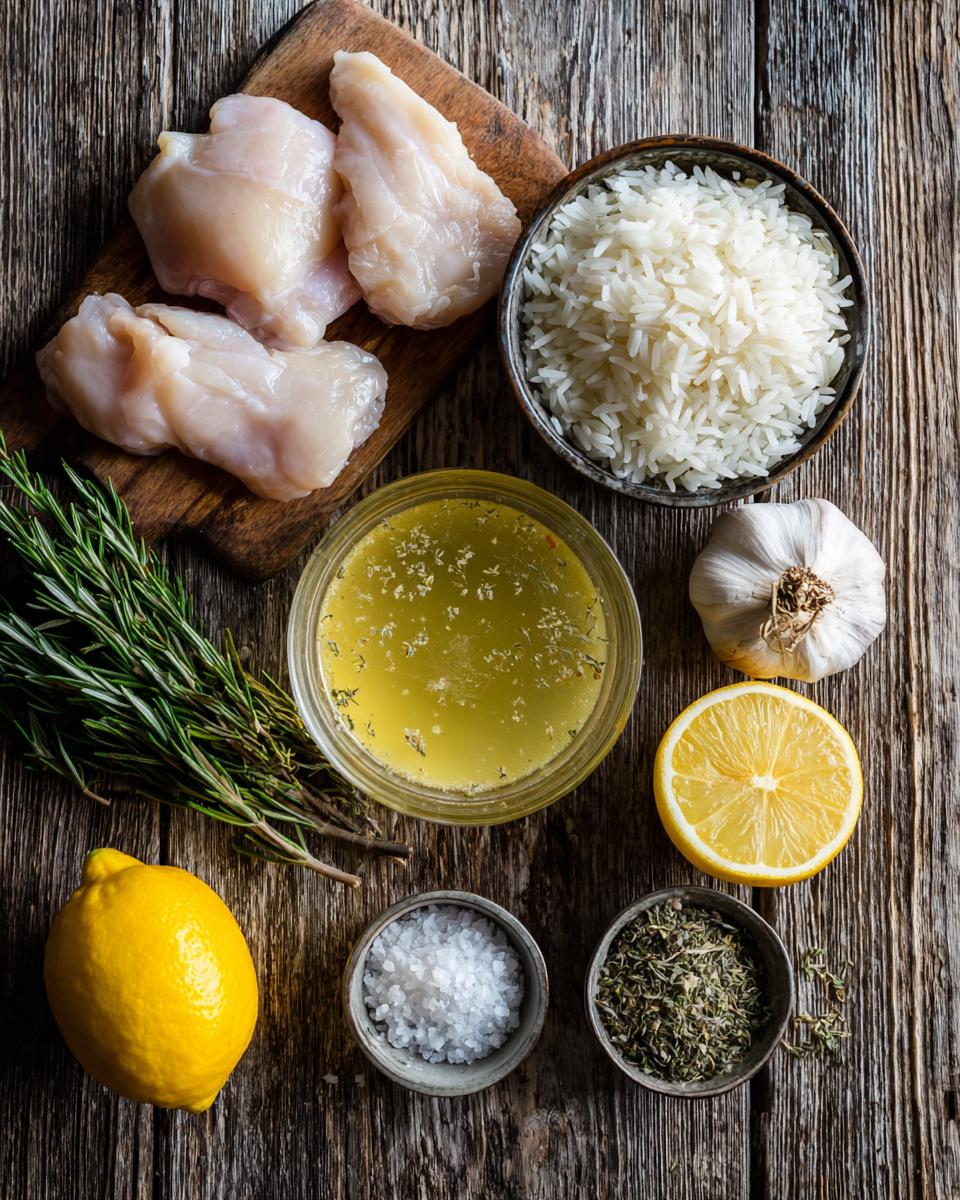 Slow Cooker Lemon Herb Chicken and Rice - detail 1