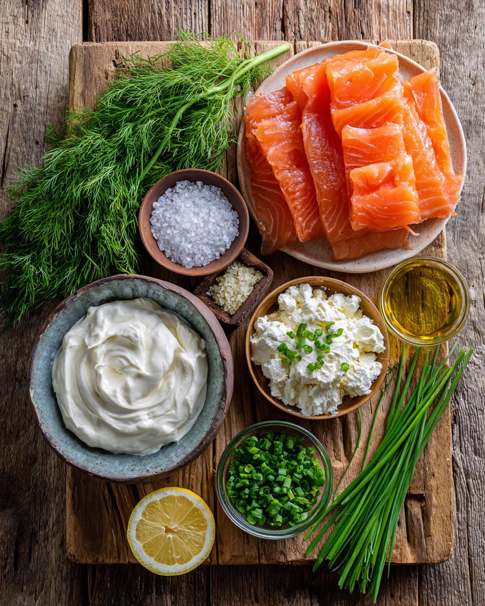 Smoked Salmon Bagel Dip - detail 1