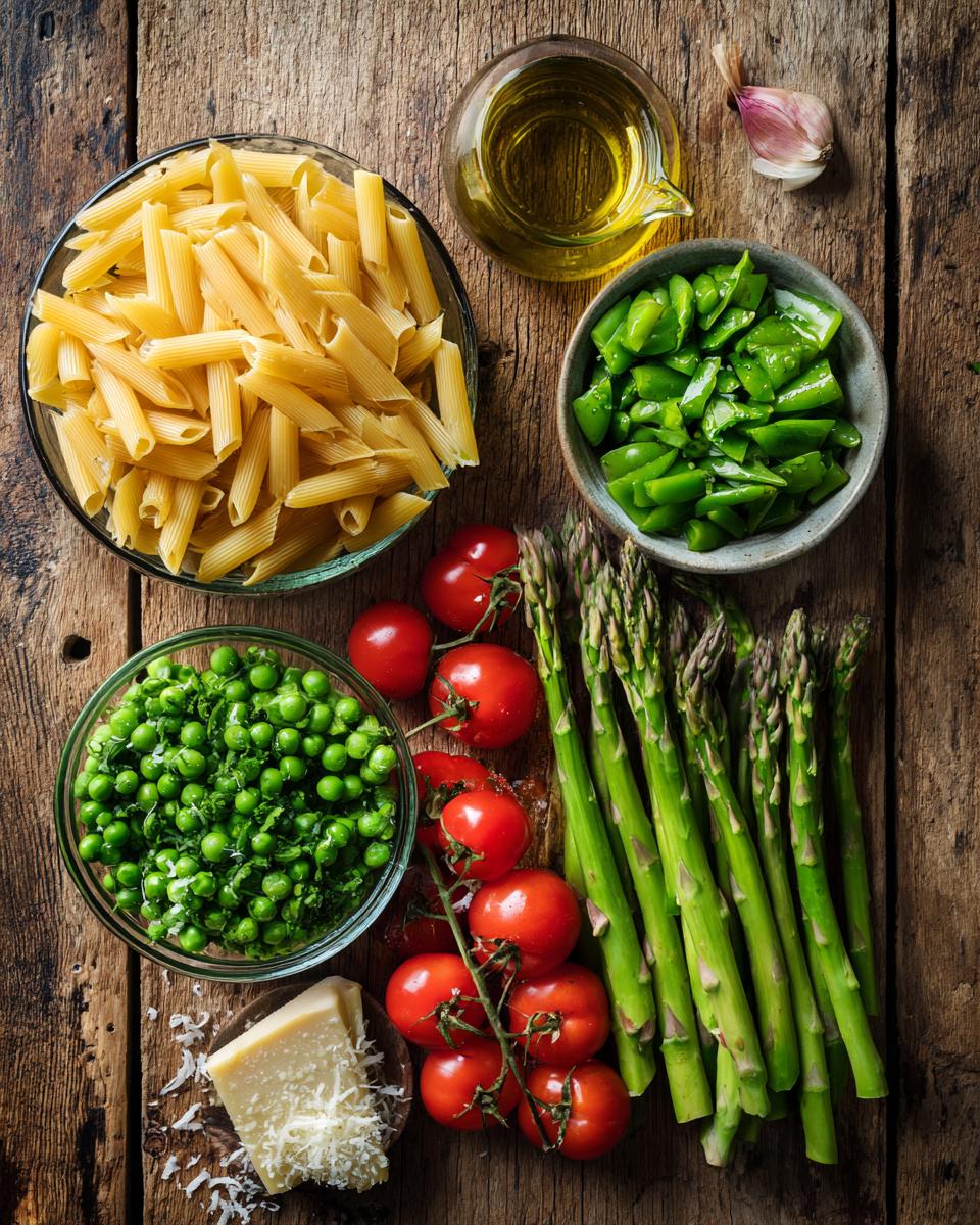 Spring Vegetable Pasta - detail 1