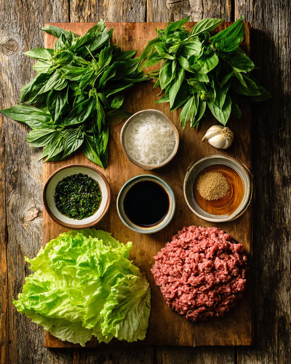 Thai Basil Beef Rolls - detail 1