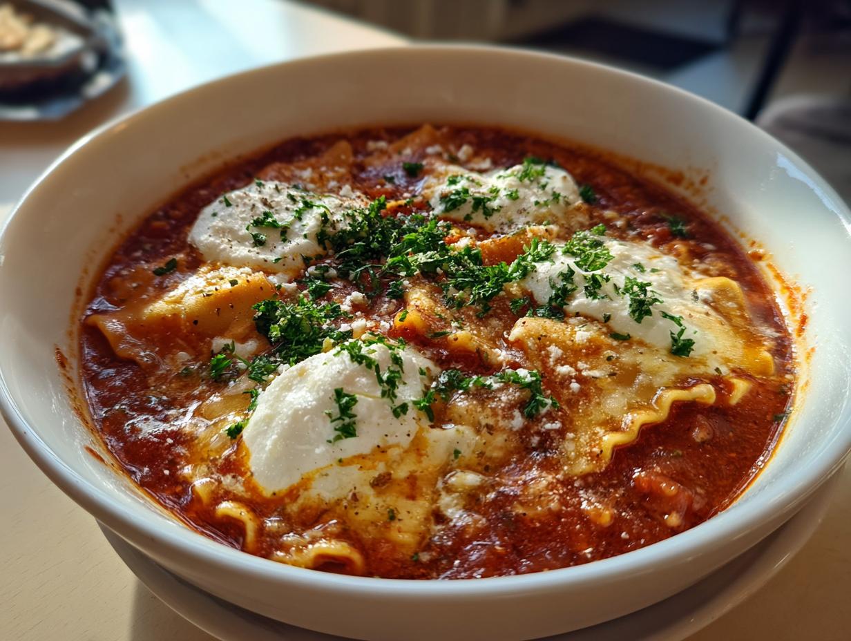 Lasagna Soup Recipe