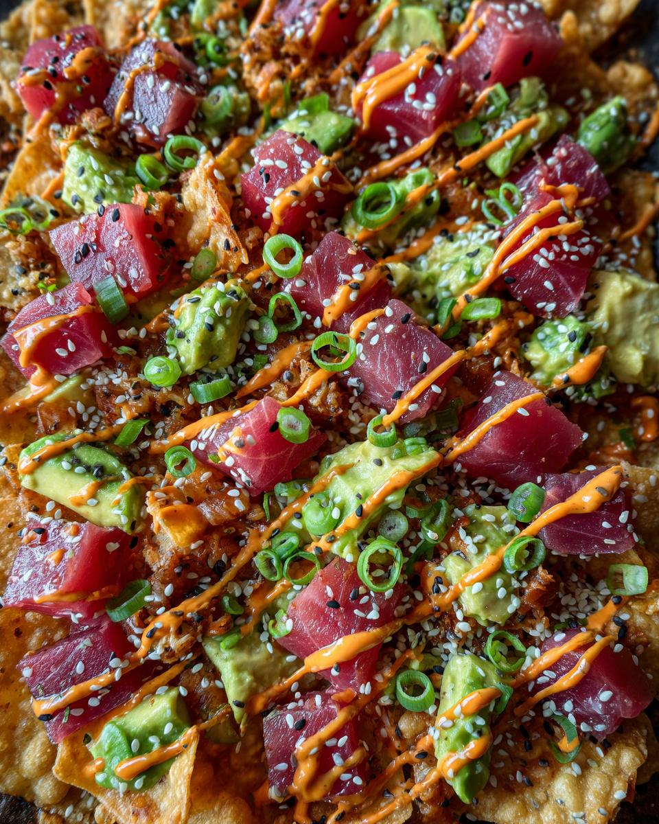 Ahi Tuna Poke Nachos - detail 2