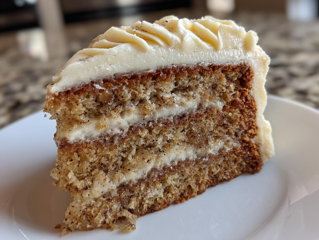Banana Layer Cake with Cream Cheese Frosting