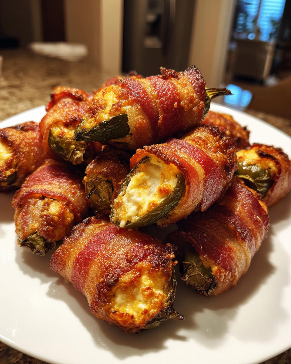 Beef Bacon Wrapped Jalapeño Poppers - detail 2