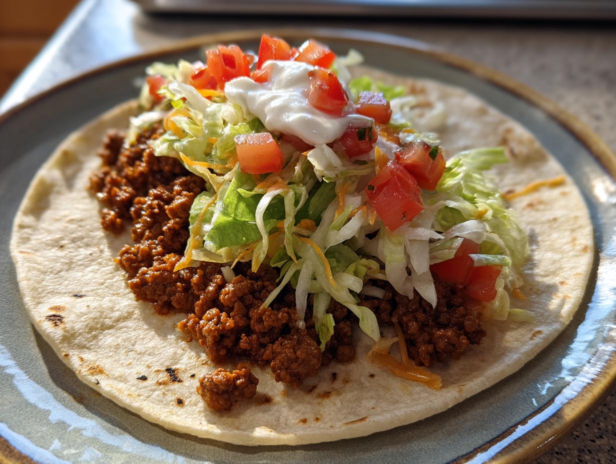 Easy Beef Tacos with Ground Beef