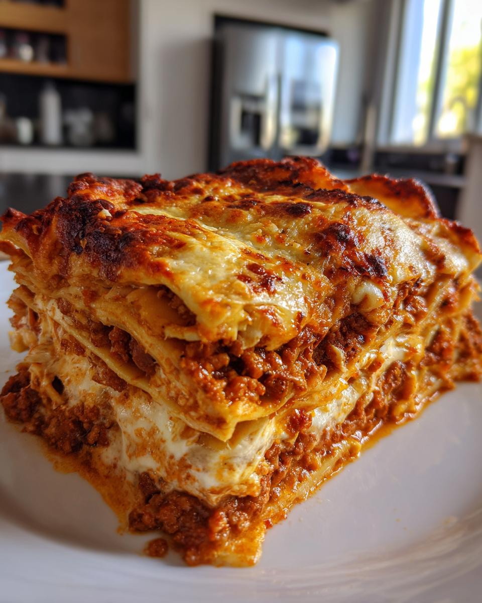 Beef and Mushroom Lasagna - detail 2