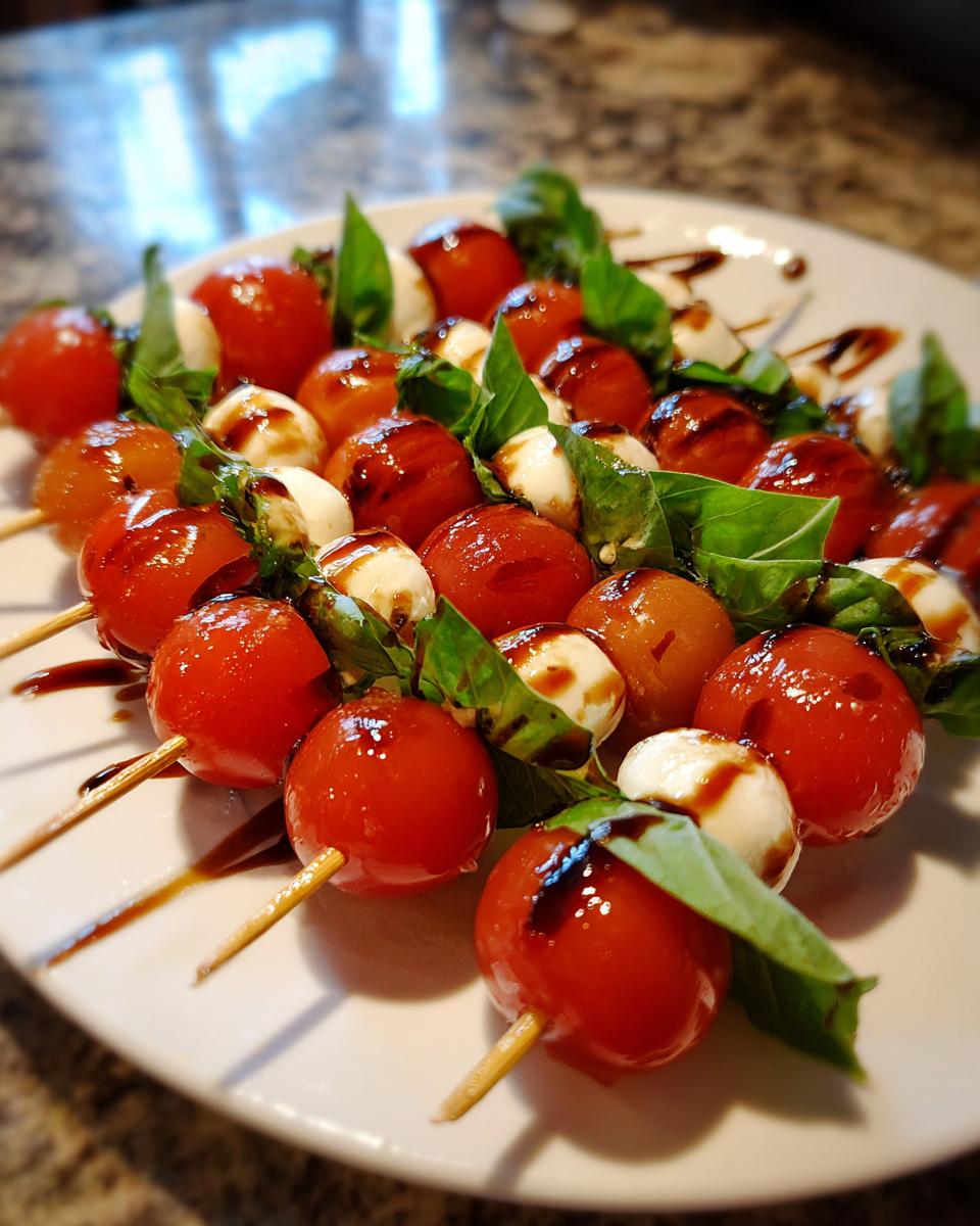 Caprese Skewer Wreath - detail 2