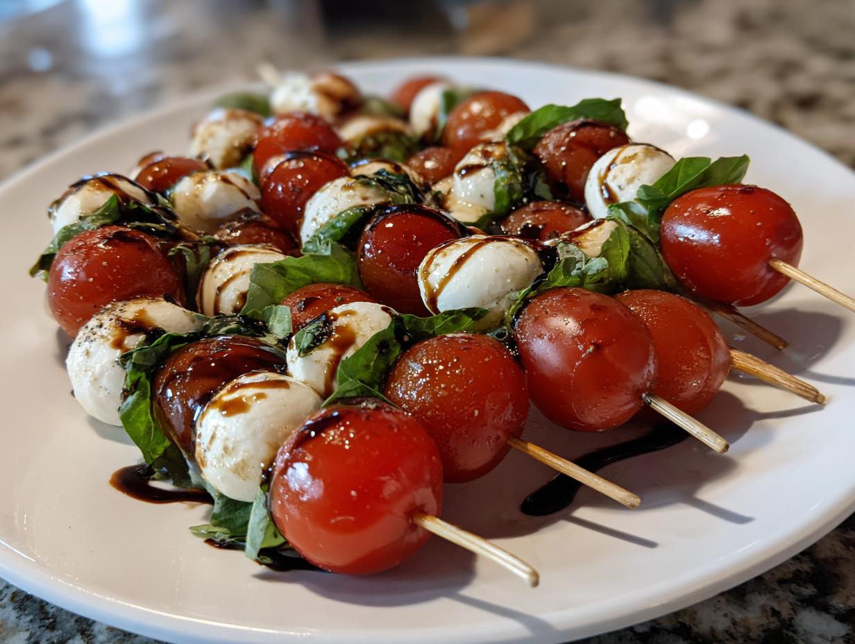 Caprese Skewer Wreath
