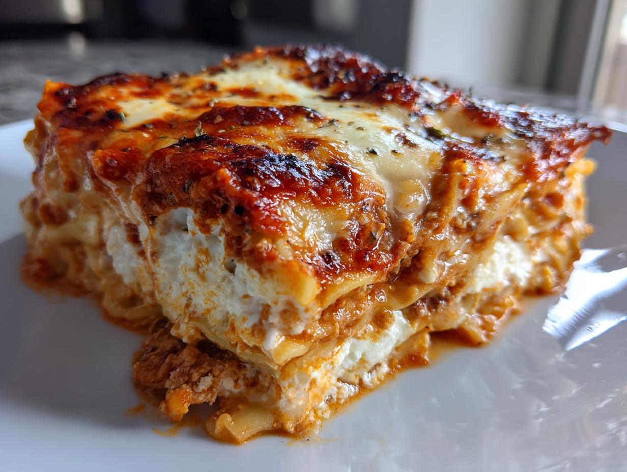 Caramelized Onion and Goat Cheese Lasagna