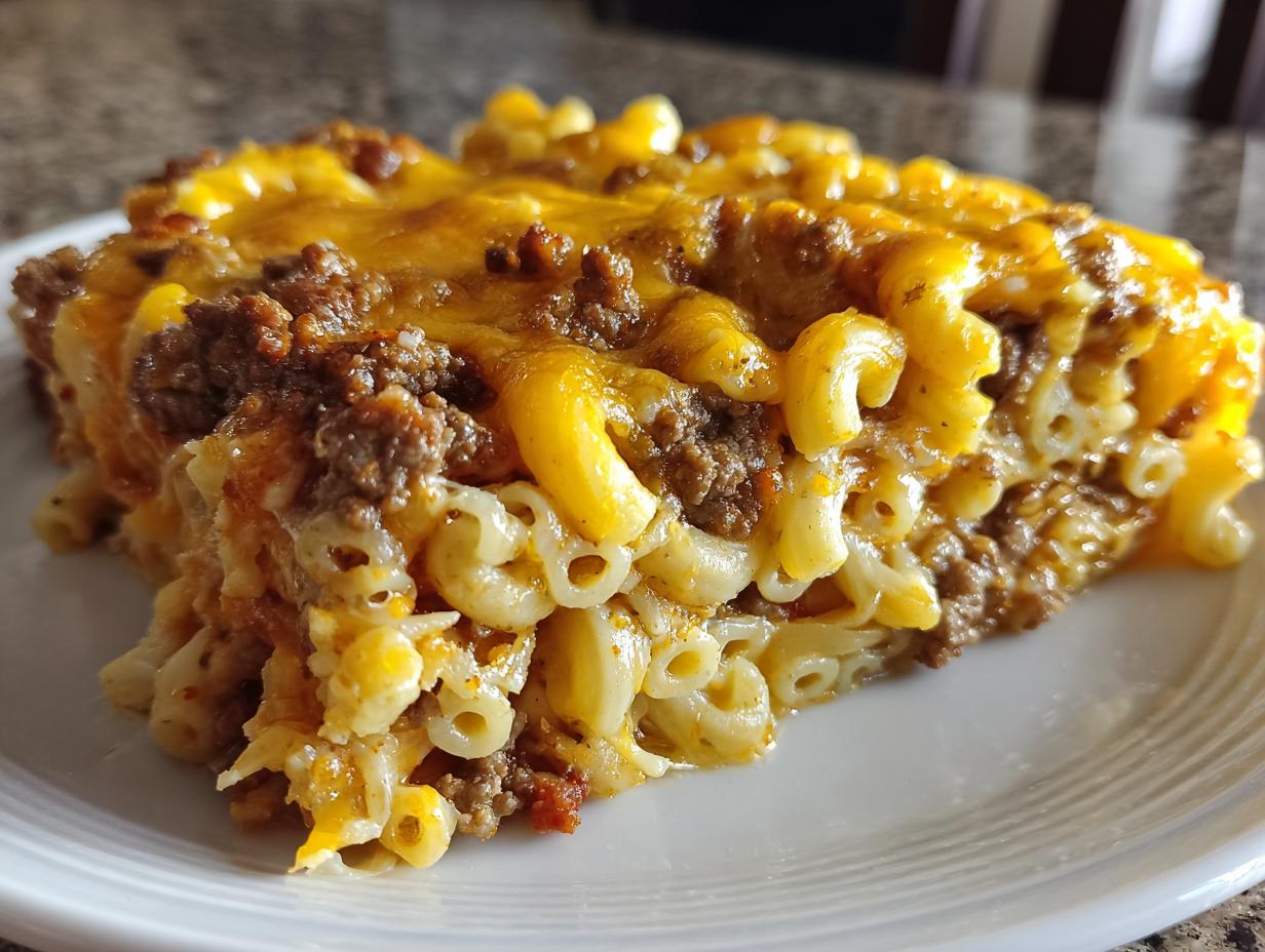 Cheeseburger Casserole