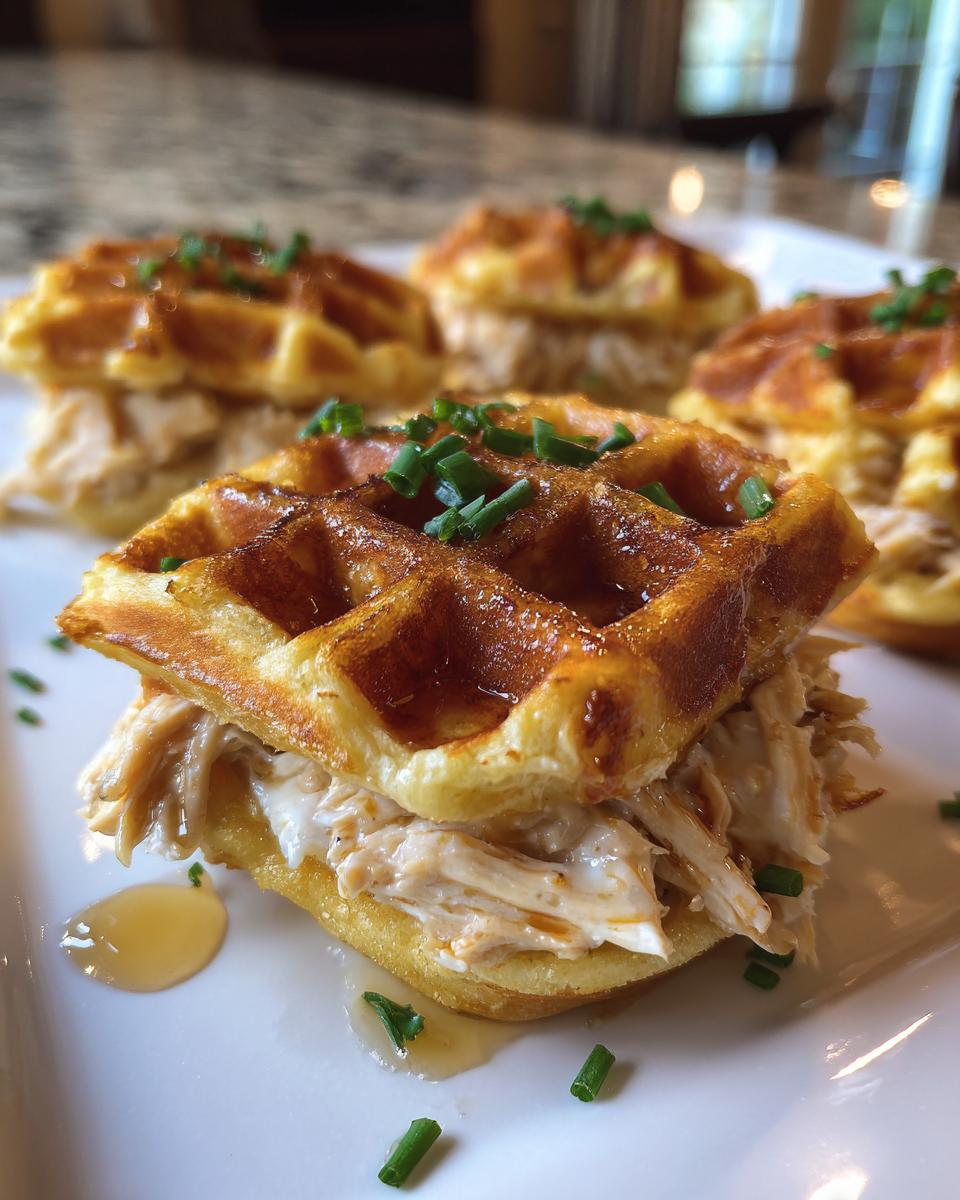 Chicken & Waffle Sliders - detail 2