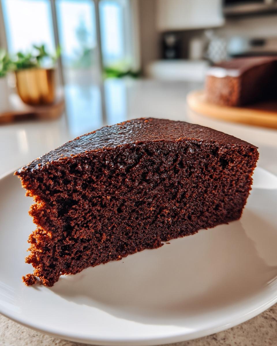 Chocolate Depression Cake - detail 2