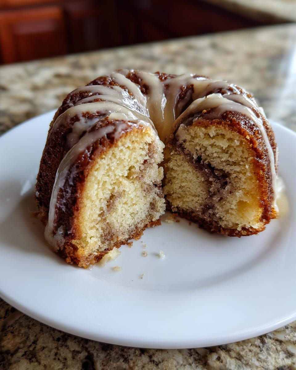 Cinnamon Coffee Bundt Cake - detail 2