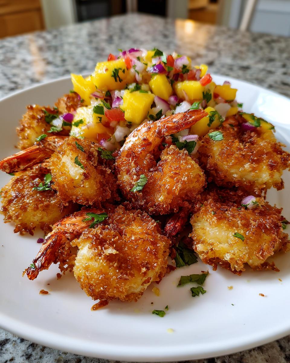 Coconut Shrimp with Mango Salsa - detail 2