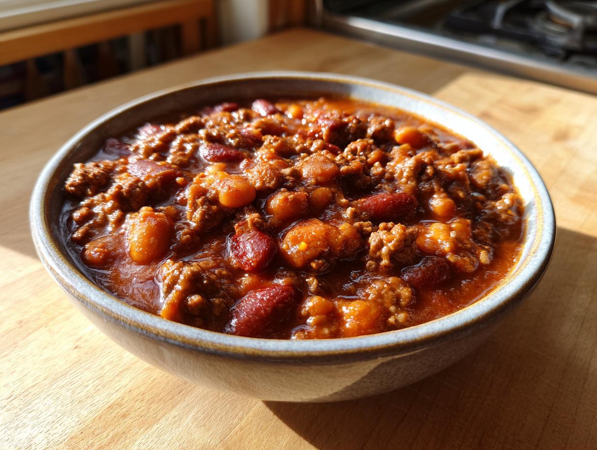 Cowboy Beans with Ground Beef