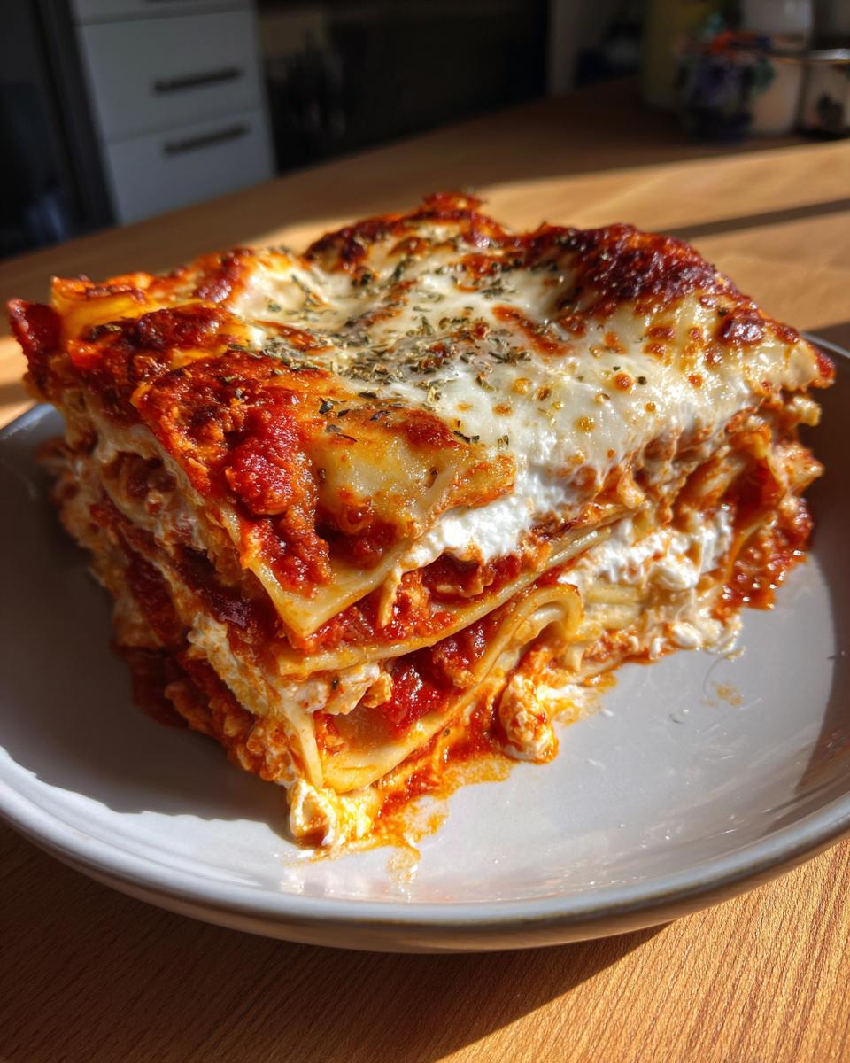 Four Cheese Lasagna - detail 2