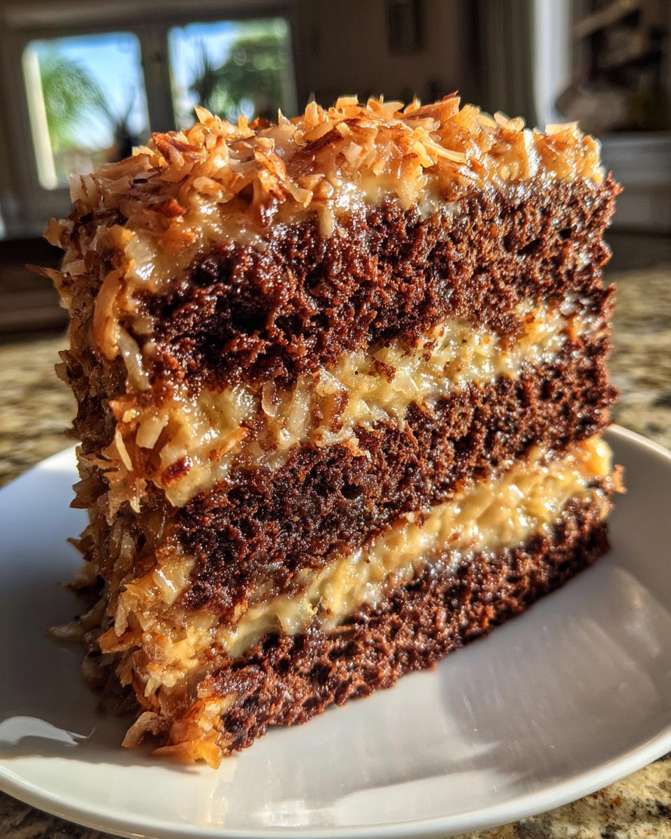 German Chocolate Cake - detail 2