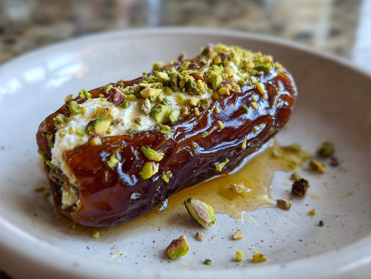 Goat Cheese Stuffed Dates