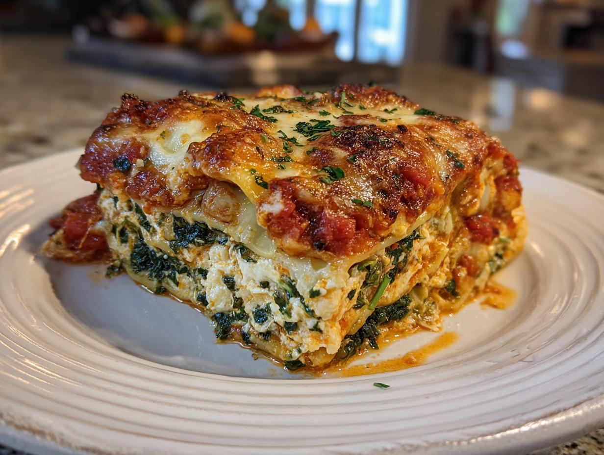 Kale and White Bean Lasagna