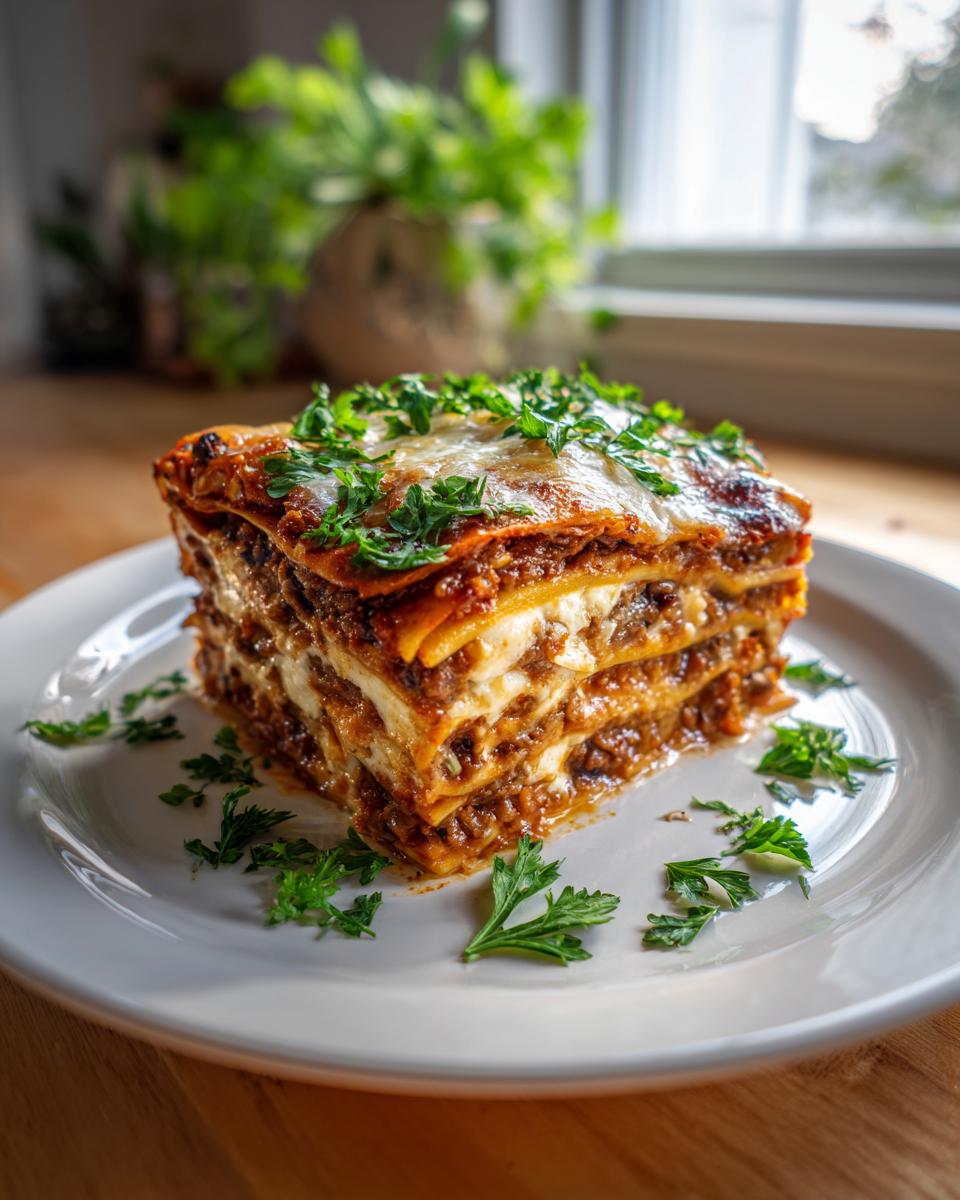 Mushroom Lasagna - detail 2
