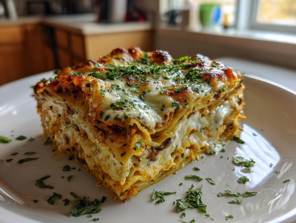Mushroom Lasagna with Béchamel Sauce