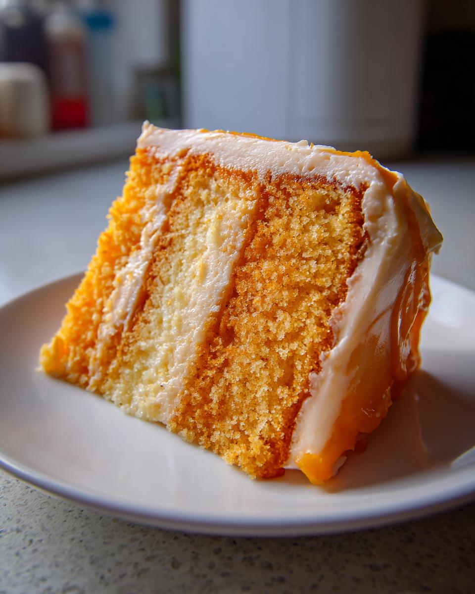 Orange Dreamsicle Cake - detail 2