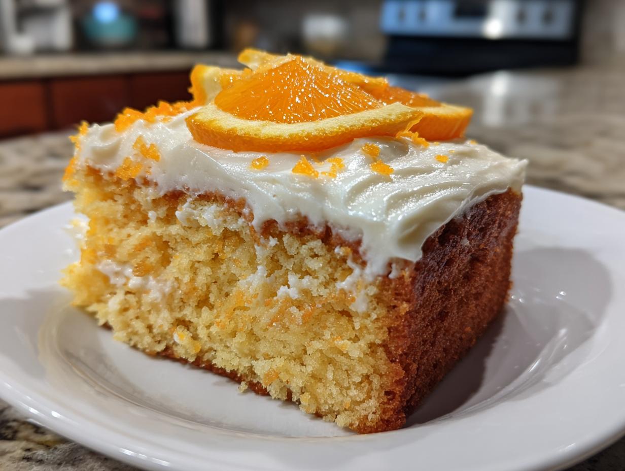 Orange Dreamsicle Cake