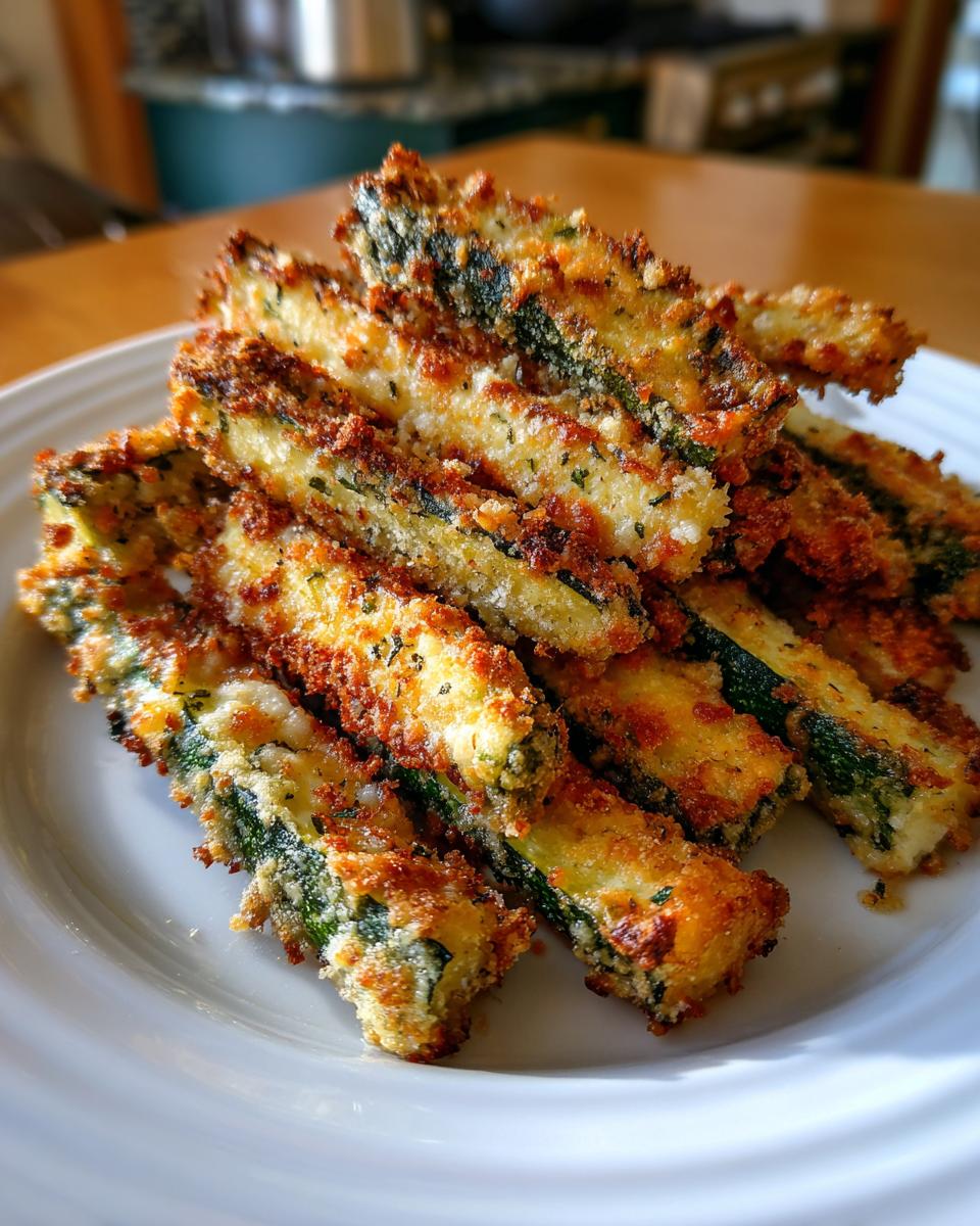 Parmesan Garlic Zucchini Fries - detail 2