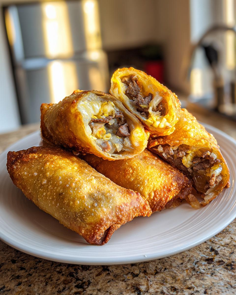 Philly Cheesesteak Egg Rolls - detail 2