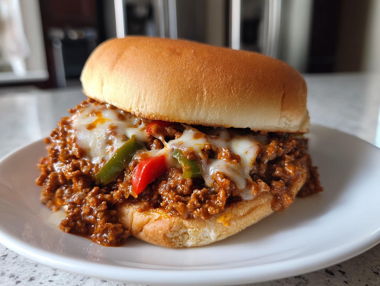 Philly Cheesesteak Sloppy Joes