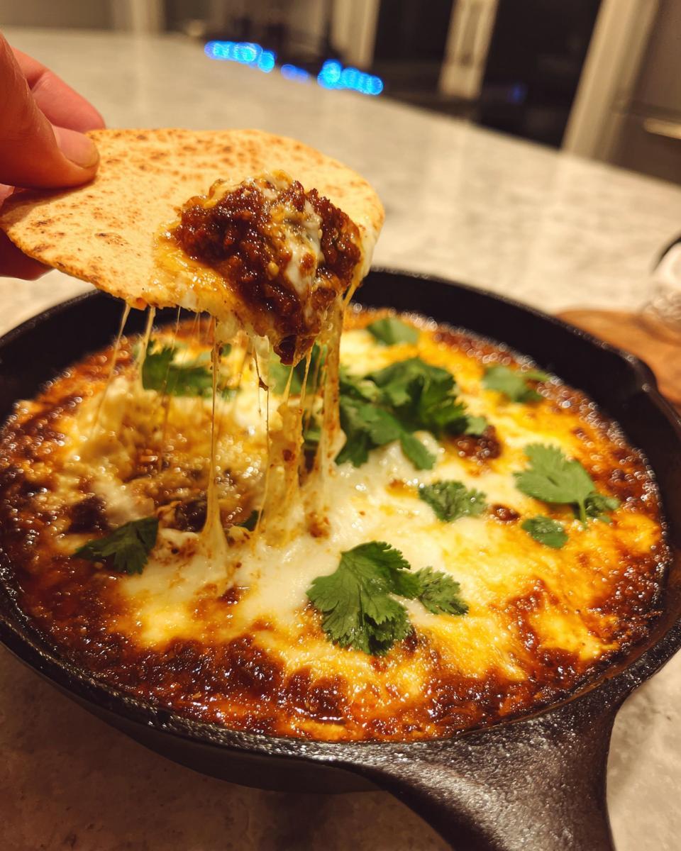 Queso Fundido with Soy Chorizo - detail 2